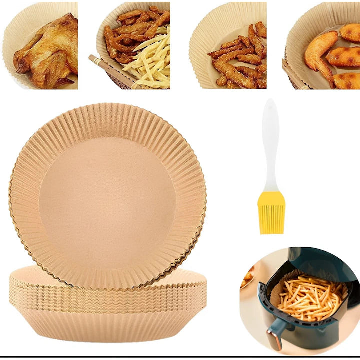 Set hartie de copt friteuza (50 buc)