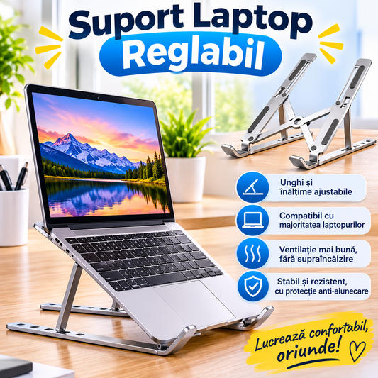 Suport Laptop Reglabil Pliabil