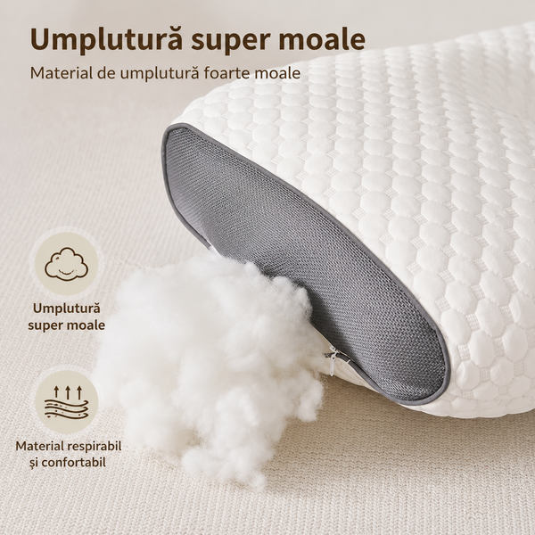 Perna Ergonomică pentru Gât și Umeri