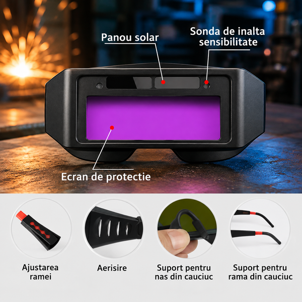 Ochelari Inteligenti pentru Sudură