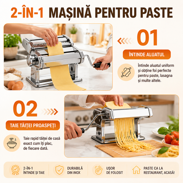 Mașină de Paste Ușor de Folosit