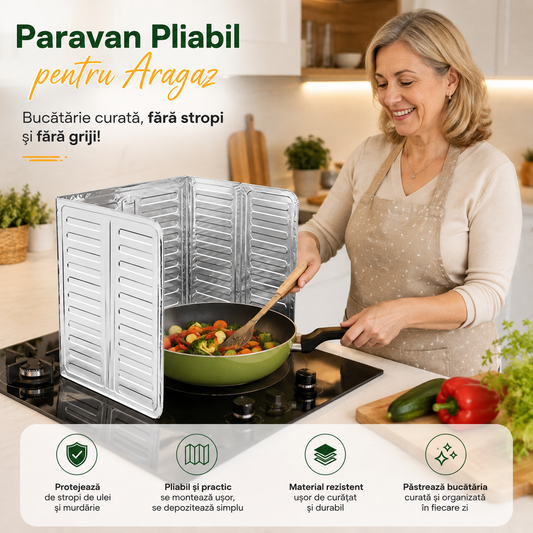 Paravan Pliabil pentru Aragaz