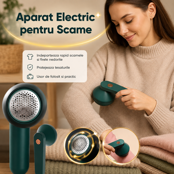 Trimmer Portabil Fără Scame