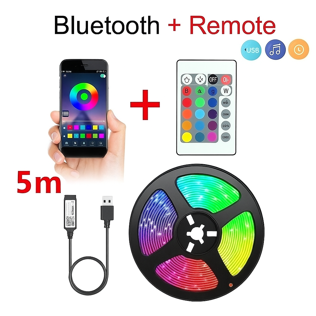 Instalatie  LED cu USB