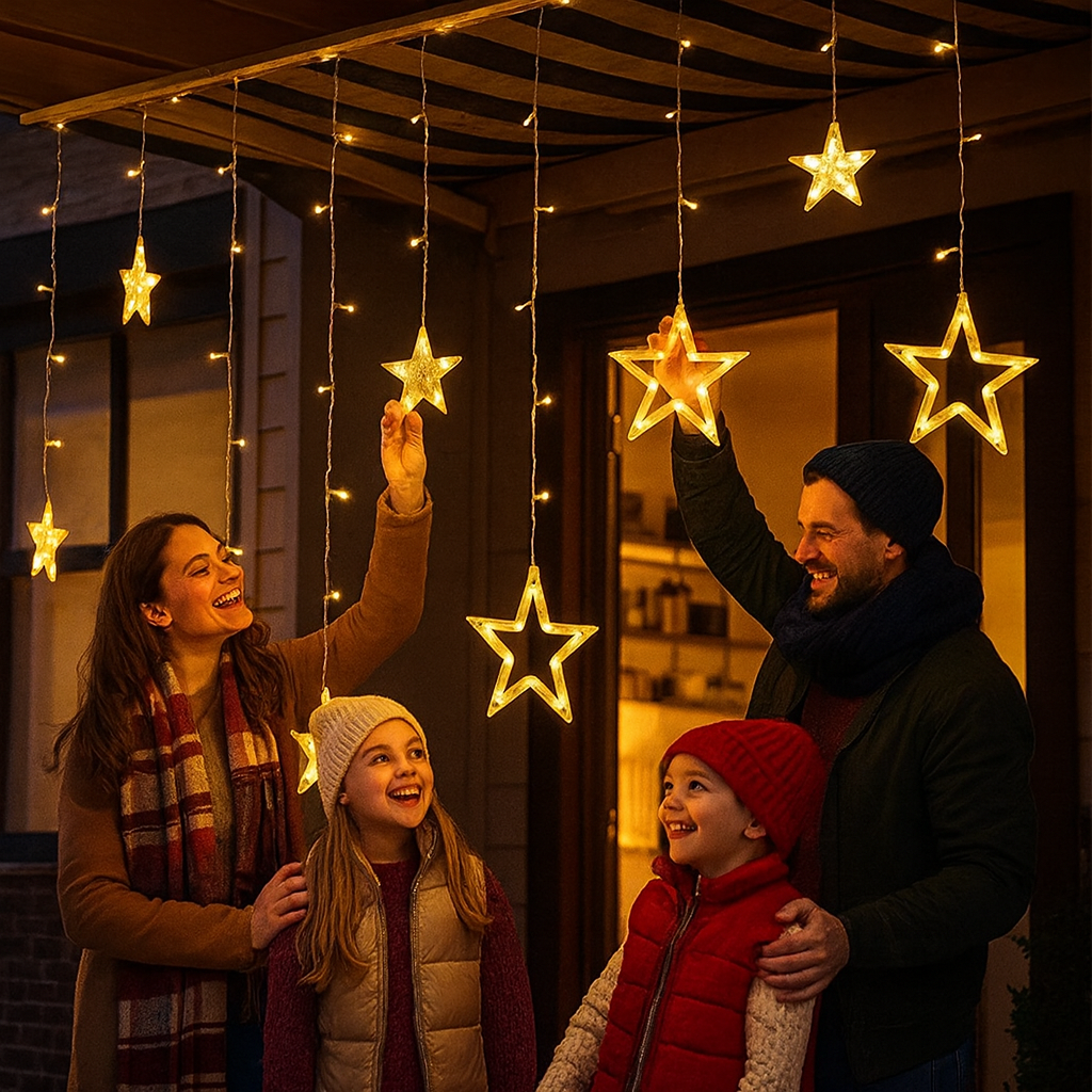 Instalatie Luminoasă cu Stele