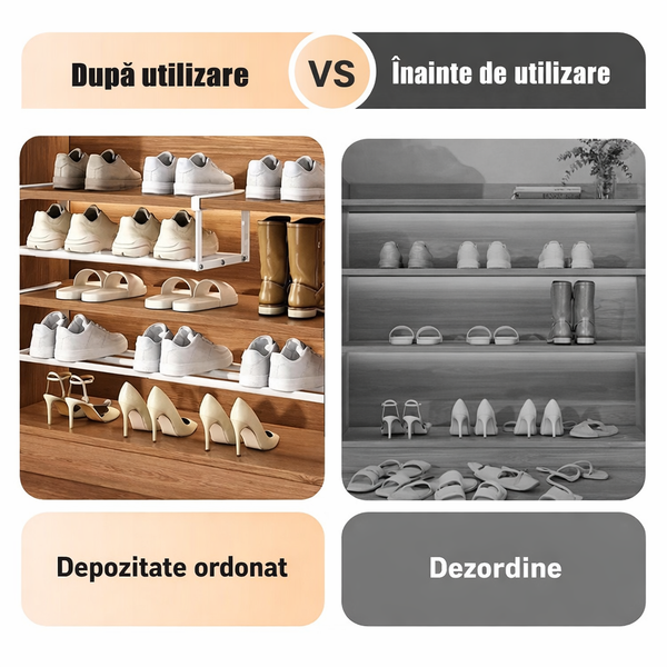 Raft Ajustabil Economisitor de Spațiu