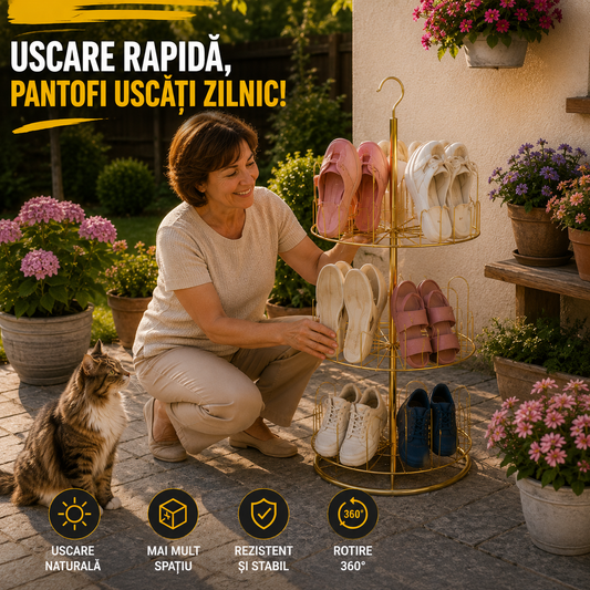Organizator rotativ pantofi
