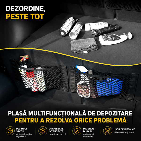 Organizator Auto Plasă Elastică
