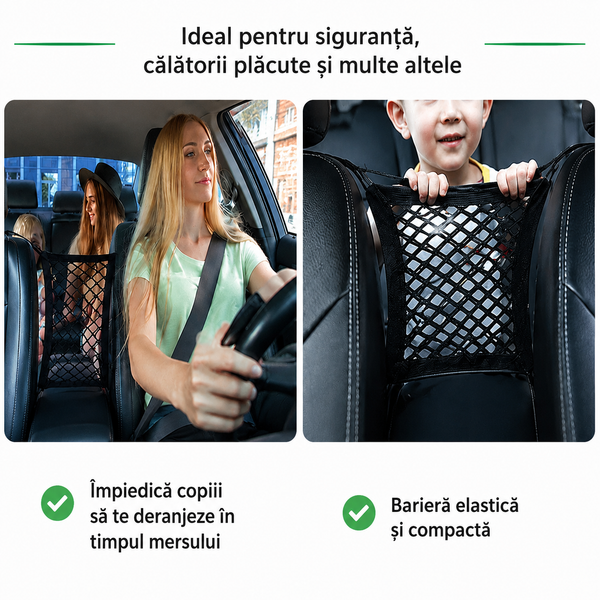 Organizator Auto Plasă Elastică