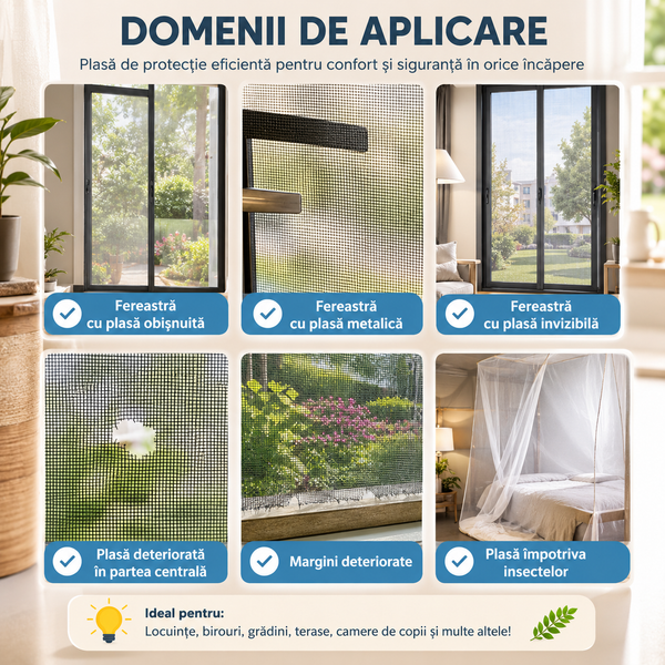 Bandă Reparare Geamuri Ușor de Aplicat