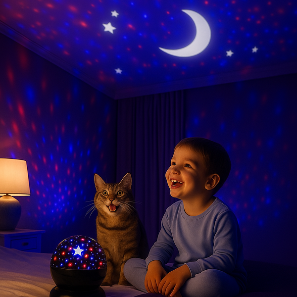 Proiector Magic Lună & Stele