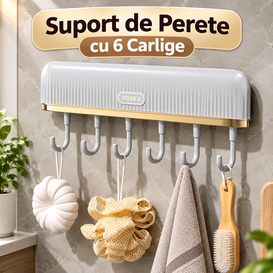 Suport de Perete cu 6 Carlige