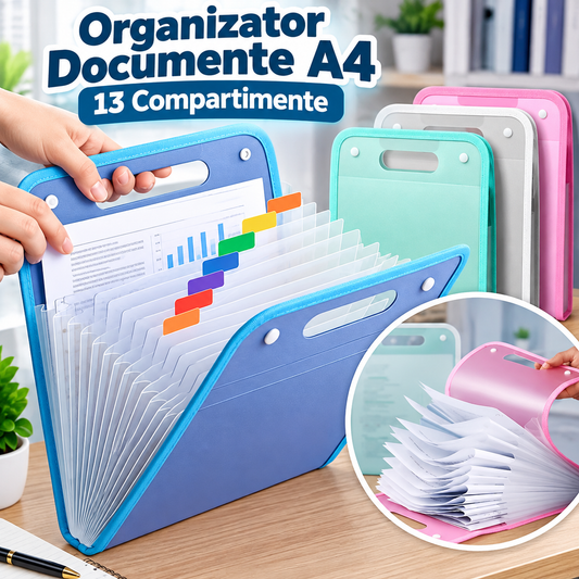 Organizator Documente A4 – 13 Compartimente