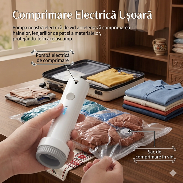 Mini Aparat de Vacuum Portabil