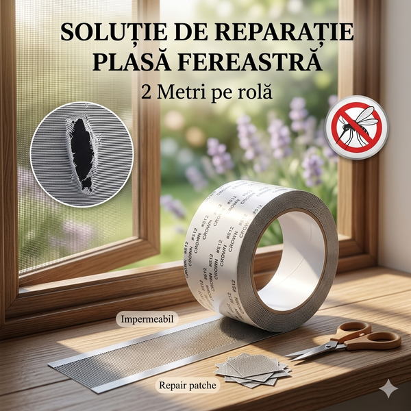Bandă Reparare Geamuri Ușor de Aplicat