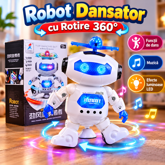 Robot Dansator cu Rotire 360°