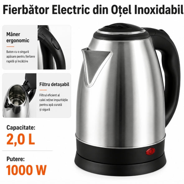 Fierbător Rapid din Oțel Inoxidabil