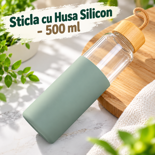 Sticla cu Husa Silicon - 500 ml