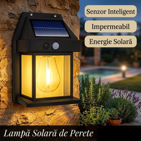 Felinar Solar cu Senzor