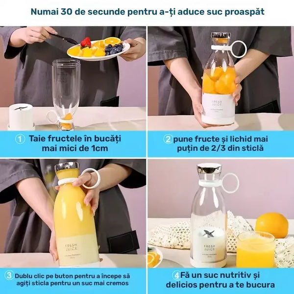 Blender Portabil pentru Fructe