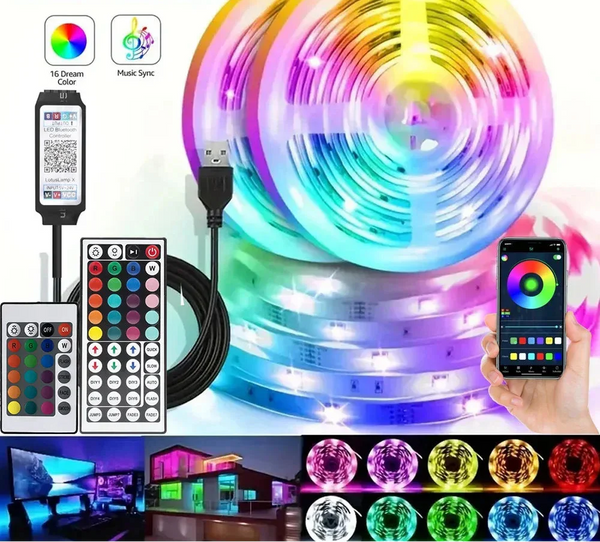 Bandă LED – Control Telefon & Telecomandă